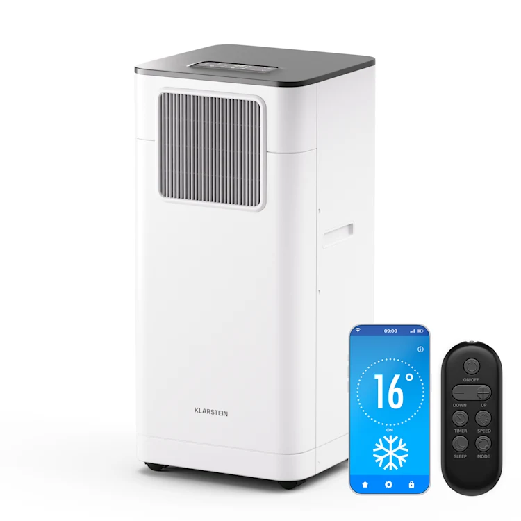 کولر گازی پرتابل هوشمند کلارشتاین آلمان مدل klarstein Breeze Box Smart - کنترل از راه دور